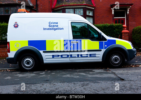 Greater Manchester Police GMP crest CSI Van Foto Stock