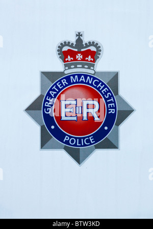 Greater Manchester polizia cresta GMP Foto Stock