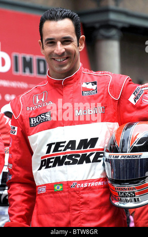 Il 2009 Indianapolis 500 Race Car Drivers Line-Up Foto Stock