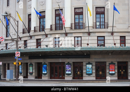 Ingresso alla Eastman Theatre di Rochester, NY Foto Stock