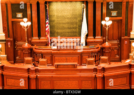 Springfield, Illinois - all'interno di State Capitol Building Foto Stock