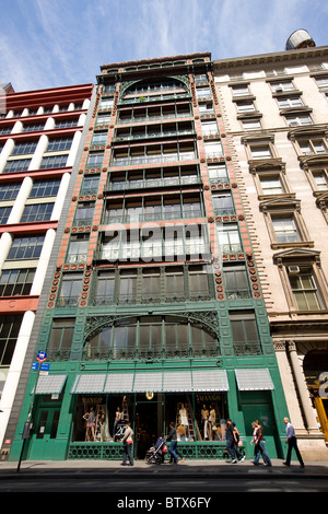 Cantante piccolo edificio nella zona di SoHo Foto Stock