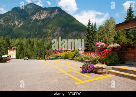 Hots Canyon Springs Resort, British Columbia, Canada. Foto Stock