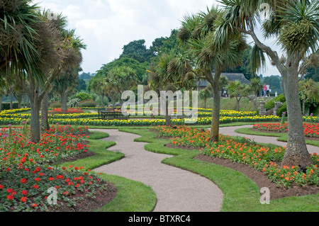 Torre Abbey Gardens vicino al lungomare di Torquay, Devon Foto Stock