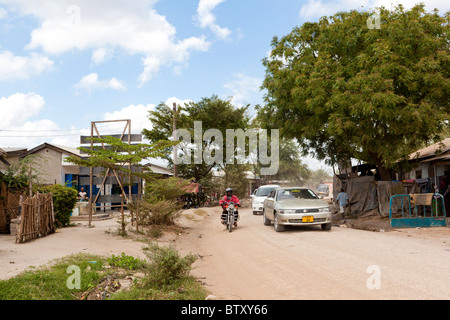 Scena di strada. Dar es Salaam Tanzania Foto Stock