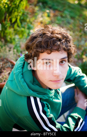 Bello teen boy Foto Stock