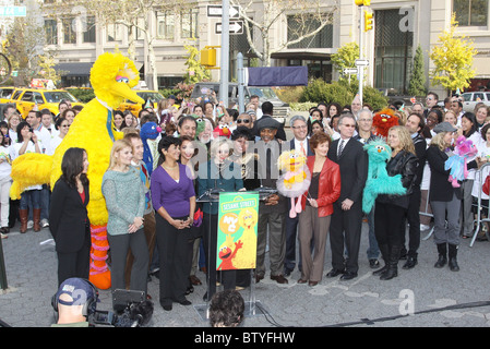 SESAME STREET Day commemora mostrano il quarantesimo anniversario Foto Stock