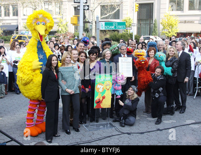 SESAME STREET Day commemora mostrano il quarantesimo anniversario Foto Stock