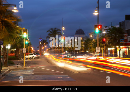 Main Street, Gisborne, Eastland, Isola del nord, Nuova Zelanda Foto Stock