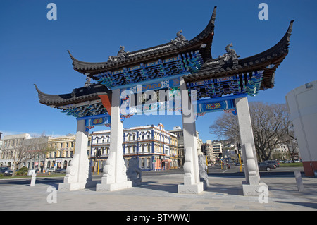 Gateway, i Giardini Cinesi, Dunedin, Otago, Isola del Sud, Nuova Zelanda Foto Stock