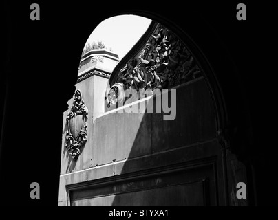 Storico dettagli architettonici, al Central Park di New York City. Foto Stock