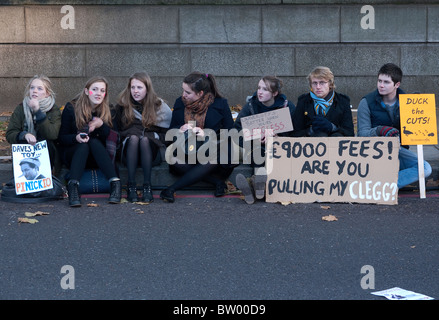 Istruzione demo di tasse di Londra Foto Stock