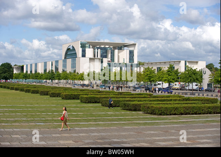 La Cancelleria Federale, Berlino, Germania Foto Stock