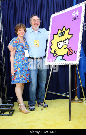 SIMPSONS 1° giorno del rilascio US Postal Service timbro Inaugurazione Foto Stock