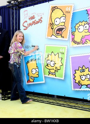 SIMPSONS 1° giorno del rilascio US Postal Service timbro Inaugurazione Foto Stock