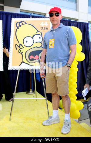 SIMPSONS 1° giorno del rilascio US Postal Service timbro Inaugurazione Foto Stock