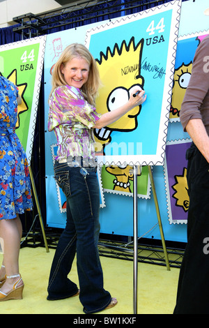 SIMPSONS 1° giorno del rilascio US Postal Service timbro Inaugurazione Foto Stock