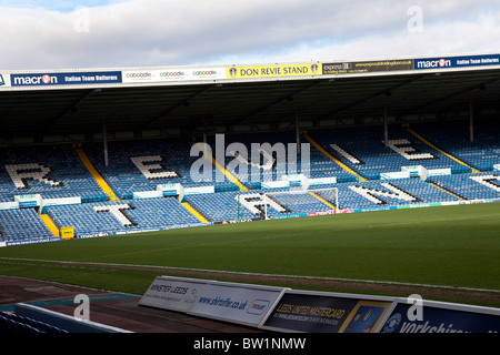 La East Stand a Leeds United Football Ground Foto Stock