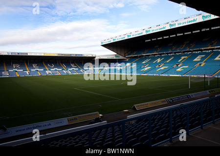 La East Stand a Leeds United Football Ground Foto Stock