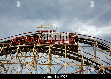 Coney Island Cyclone Foto Stock