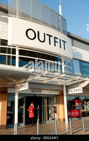 Costume Negozio di abbigliamento, Trostre retail park Llanelli Wales UK Foto Stock