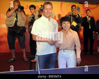 Olympic spettatore Celebrity Round Up Foto Stock