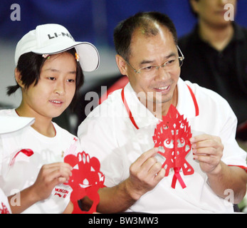 Olympic spettatore Celebrity Round Up Foto Stock