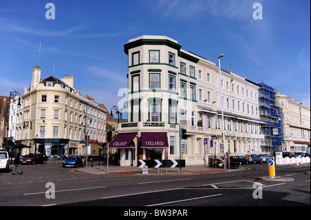 Lungomare di Hastings East Sussex Regno Unito Foto Stock