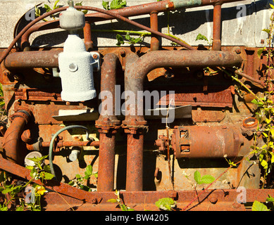 Posta indesiderata industriale sul mucchio degli scarti Foto Stock