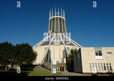 Cattedrale Metropolitana di Cristo Re, Mount Pleasant, Liverpool, Merseyside England, Regno Unito Foto Stock