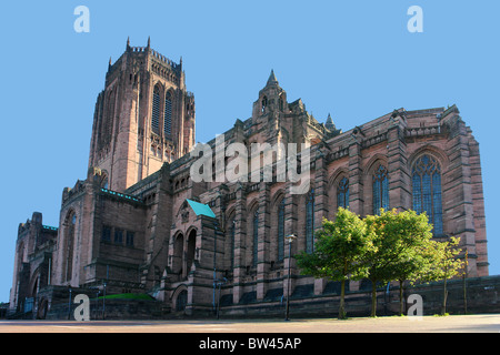 Liverpool Cattedrale anglicana, St James' Mount, Liverpool, Merseyside England, Regno Unito Foto Stock