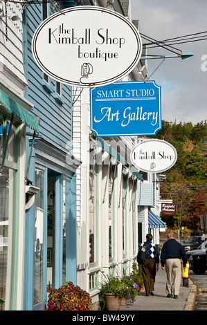 Northeast harbor, isola di Mount Desert, Maine, Stati Uniti d'America Foto Stock