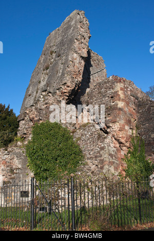 Le rovine di "Castello di Bridgenorth' in 'Bridgenorth park' Foto Stock