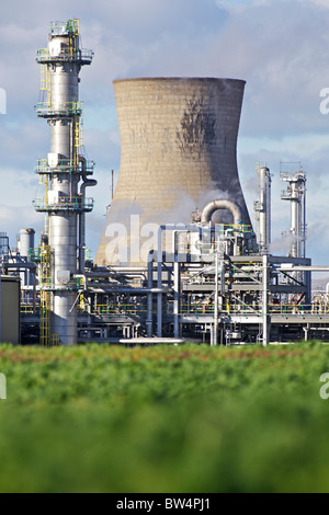 Grangemouth raffineria di petrolio, Scozia Foto Stock