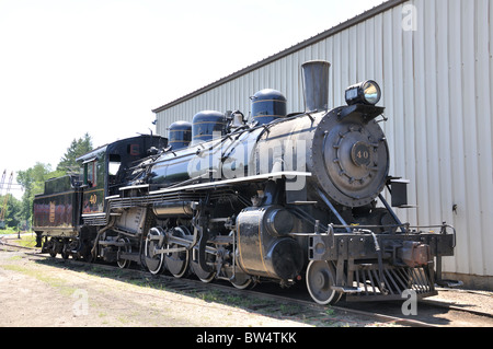 Essex treno a vapore & Riverboat Station e museo, Connecticut River Valley, Stati Uniti d'America Foto Stock