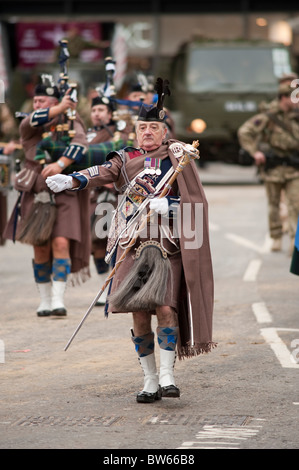 London Scottish Pipe Band, il Signore sindaci mostrano, London, 2010 Foto Stock