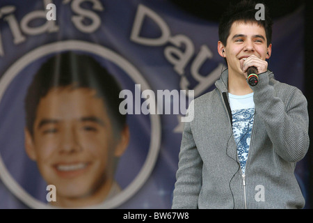 Benvenuti a casa parte per l'idolo americano David Archuleta Foto Stock