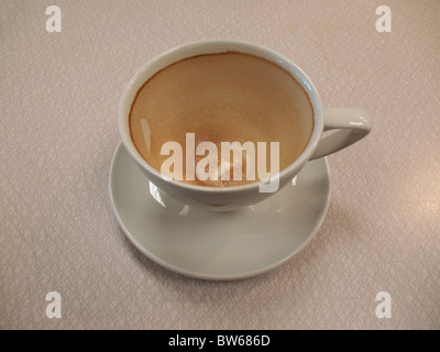 Svuotare tazza da caffè Foto Stock