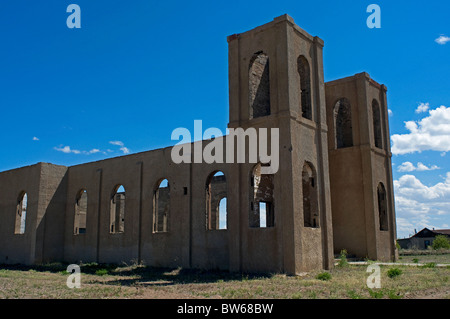 Vecchia chiesa resti in Colorado Antonito Foto Stock