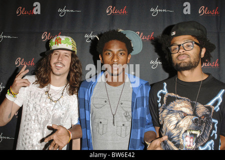 Cisco & Host Shwayze Notte a arrossire Foto Stock