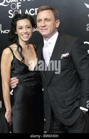 QUANTUM OF SOLACE Premiere Screening per Tribeca Film Institute Foto Stock