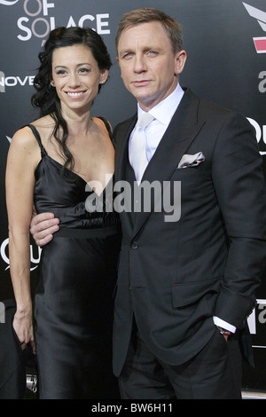 QUANTUM OF SOLACE Premiere Screening per Tribeca Film Institute Foto Stock