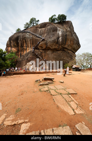 Sigiriya rock fortezza, Sri lanka Foto Stock