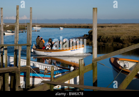 Morston quay, North Norfolk, Inghilterra Foto Stock