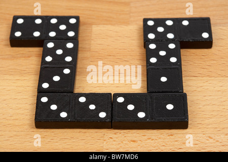 Gioco di domino Foto Stock