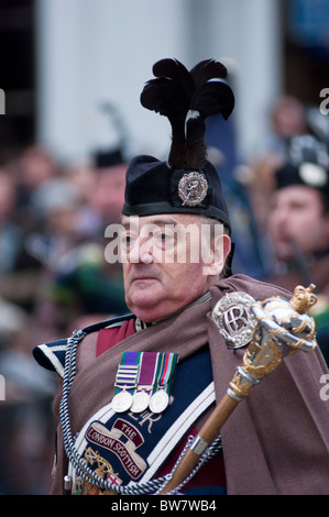 Gli scozzesi guardsman presso il signore sindaco di show 2010, London, Regno Unito Foto Stock