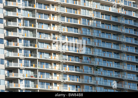 Close-up di nuova costruzione ad alta res appartamento case di Austin in Texas Foto Stock