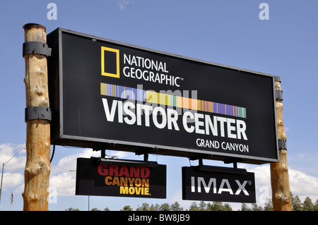 Centro Visitatori, Grand Canyon City, Arizona, Stati Uniti d'America Foto Stock