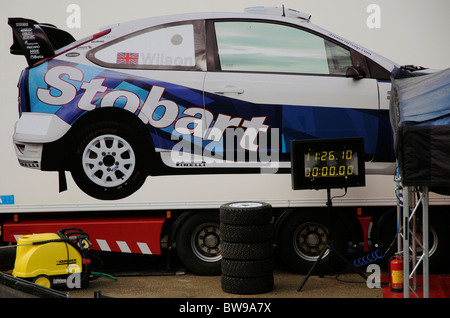 Stobart motor sport truck rally team transport Foto Stock