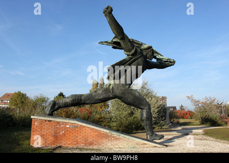 Repubblica dei Consigli monumento Memento Park, Budapest, Ungheria. Foto Stock